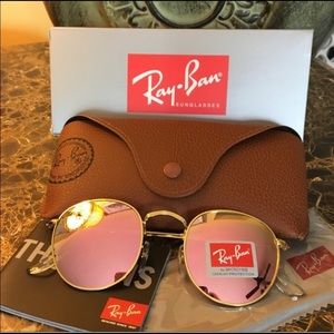 Pink circle Ray bans